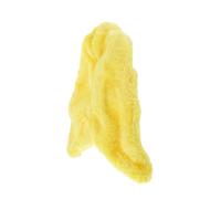 GARVALON Large Lemon Yellow Parrot Cage Snuggle Hut with Wool Blanket, Hanging Bird Hammock Nest Bed for Winter Warmth, Soft Pet Cuddle Nest Accessory for Birdcage