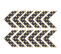 GARVALON LED Easy Car Concealed 14smd Turn 20pcs Mirror Rear-view Signal Light Bright Yellow Metal Indicator Light for Installation
