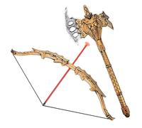 GARVALON Lightweight Ancient Bronze for Stage Performance and Cosplay Plastic Party Prop Armaments for Boys Role Play and Dress Up