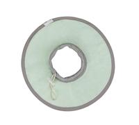 GARVALON Lightweight Breathable Waterproof Cat Collar Anti-lick Elizabethan Pet Collar for Cats Kittens Green Size S