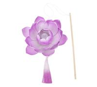 GARVALON Lotus Lamp Handmade Chinese Style Photography Prop Portable Led Light for Festive Decorations and Antique Aesthetics