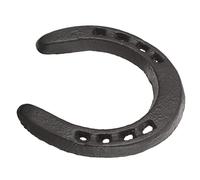 GARVALON Metal Horseshoe Wall Decor Cast Iron Wall Sculpture for Shopping Mall and Park Decorative with Fine Details