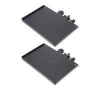 GARVALON Mic Stand Clip-On Tray 2Pcs Portable ABS Sound Card Holder Rack for Broadcasting and Home Studio Use