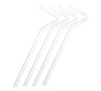 GARVALON Microbiology Spreaders Glass Cell Spreaders Set 4 Pieces Wide Spreading Bar for Laboratory Use