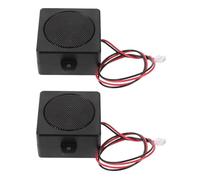 GARVALON Mini Speakers and Metal Construction 2pcs Full-range 4ohm 5w with Single Cavity Design, Lightweight Portable Small Loudspeakers for Advertising Machines and Tv Monitors
