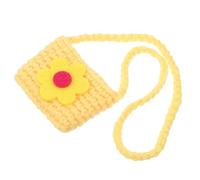 GARVALON Mini Yellow Pet Crossbody Satchel Lightweight Pouch for Small Pets Charming Costume Accessory for Xmas Birthday Cosplay Parties Convenient Carrying Bag for Rabbits and Cats