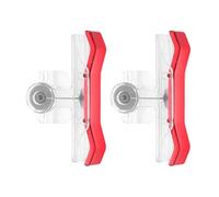 GARVALON Mobile Game Trigger Controller Pair for Shooting Games, Red Plastic Mobile Gaming Joystick Replacement with High Sensitivity for Smartphone Gaming Accessories