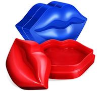 GARVALON Moisturizing Lip Mask 2pcs with Red and Blue Gel Pads for Women Hydrating Lip Care Product Exfoliating and Nourishing for Daily Use