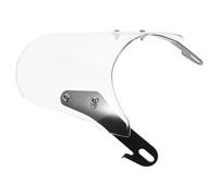 GARVALON Motorcycle Windshield Universal Windscreen for Vintage-Style Bikes - Polycarbonate Wind Deflector with Metal Frame, Minimizes Wind Impact Enhances Rider Comfort on Road Trips