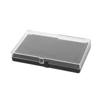 GARVALON Multi-functional Jewelry Storage Box with Soft Lining Portable Plastic Pin Display Case for Rings Coins Badges and Medals Spacious Travel Organizer for Presentation and Packaging