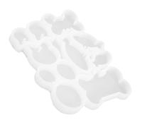 GARVALON Multi-Shape Silicone Dog Bone Cat Fish Tag Molds for DIY Resin Crafts Use Keychain Charms and Collar Tag Molds for Handmade Pet Jewelry and