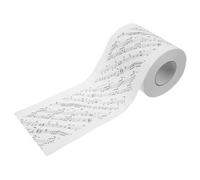 GARVALON Music Notes Printed Toilet Paper Roll Soft Absorbent Decorative Napkin for Bathroom Use Unique Music Lovers Safe Non Toxic Toilet Tissue