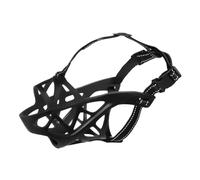 GARVALON Muzzle for Dog Outdoor Anti-Bite Cover Adjustable Breathable Tpr Material 26X9X9Cm Pet Mask for Strange Situations Suitable for Dogs