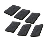 GARVALON Nano Emery Cleaning Sponges 10pcs Set Black Thin Powerful Eraser Kitchen Multipurpose Scrubber for Household Stain Removal and Dishwashing