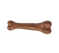 GARVALON Natural Dog Molar Rod Chew Brown with Beef Flavor Bite Resistant Teeth Grinding Stick for Puppy Dental Care and Breath Freshening Interactive Pet Bone for Aggressive Chewers