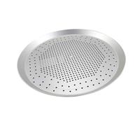 GARVALON Non-Rusting Aluminum Alloy Perforated Pizza Baking Pan Heat-Resistant Oven Tray with Even Heat Distribution Household Non-Stick Baking Tray for Crispy Crust and Easy Cleaning