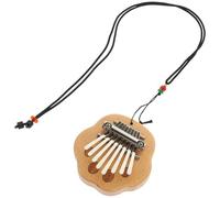 GARVALON Note Beechwood Mini Thumb Piano for Portable Finger Kalimba with Ergonomic Arc Design Comfortable Handheld Musical and Beginner Instrument for Outdoor School Party and Relaxation
