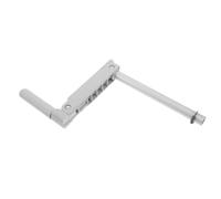 GARVALON Nursing Bed Crank Handle Replacement - Foldable White Manual Height Adjuster for Hospital Patient Beds, Suitable for Home Care and Senior Mobility Aid