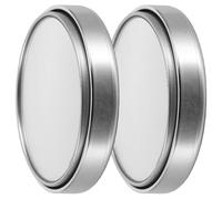 GARVALON Office Desk Monitor Privacy Mirror 2pcs Set - Adjustable Silver Framed Rear View Mirrors for Workspace and Open Office Cubicles, Security and Privacy Monitor Accessories