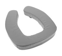 GARVALON Padded Raised Toilet Seat Cushion for Seniors Soft Commode Seat Pad Height Increasing Toilet Lifter with Secure Fit Washable Bathroom Accessory