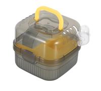 GARVALON Pet Cage Suitcase Portable Hamster Carrier Pet Carrier Double-layer Design like Hamsters and Guinea Pigs during Travel