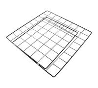 GARVALON Pet Fence Cage Door DIY Detachable Metal Wire Door Panel 35x35cm Black Iron Mesh for Cat Playpen Pet Crate Accessories Indoor Outdoor Use