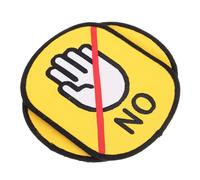 GARVALON Pet Social Identification Stickers 2Pcs Waterproof Reusable Dog Leash Decals with Beware Don't Touch Warning for Service Dogs and Public Safety