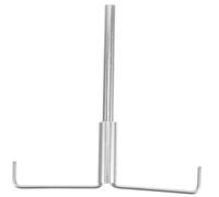 GARVALON Popcorn Machine Replacement Mixer Attachment Kit Iron Stirring Rod Sleeve and Wire Commercial Grade Popcorn Mixing Parts for Efficient Home and Business Use