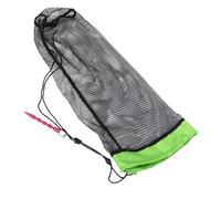GARVALON Portable Nylon Mesh Fishing Net Bag Foldable Fish Collection Basket with Ground Fixing System Gentle Catch Design for Outdoor Sports Kayak Anglers and Diving Enthusiasts