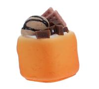 GARVALON Realistic Ice Cream Toast Decoration for Dollhouse Charming Bakery Accessories for Kitchen Displays for Collectors and Photography Props