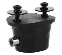 GARVALON Replacement Single-Sided 26Mm Drum Lug for Snare Bass Drum Set Black Aluminum Alloy Percussion Accessory Compatible with Jazz and Kit Parts