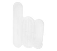GARVALON Resin Name Plate Mold Kit Silicone Mold for Office Name Plate Resin Mold Kit with High Temperature Resistance White for Custom Décor and Commercial Desk Creations