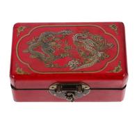 GARVALON Retro Dominoes Set with Case, Vintage Style Tabletop Game Blocks for Travel and Parties, Traditional Dominoes Toy for Family Entertainment and Outdoor Fun Random Style