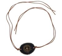 GARVALON Retro Gear Clock Leather Eye Patch for Adults Single Eye Protector with Elastic Band Halloween Masquerade Cosplay Accessory for Costume Parties Random Color