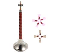 GARVALON Rosewood Suona Wind Instrument C Key for Beginners, Chinese Traditional Folk Woodwind with Random Plastic Reed, Professional National Instrument Suitable for Learning Random Color