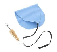 GARVALON Saxophone Cleaning Kit for Alto Tenor Sax Clarinet, Wind Woodwind Instruments Maintenance Set with Mouthpiece Brush and Microfiber Swab Cloth for Tube Interior Cleaning