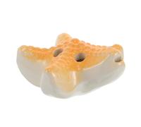 GARVALON Sea Creature Ocarina Ceramic Musical Instrument C Key Wind Flute for Boys and Girls Beach Party Favors Beginner Chinese Whistle