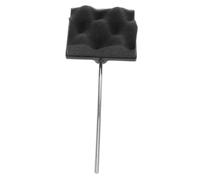 GARVALON Silent Bass Drum Beater with Sponge Head for Drum Practice Pad Single Pedal Mute Accessory Soft Sound Dampener for Percussion Training