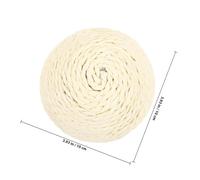 GARVALON Sisal Cat Scratcher Ball Interactive Chewing for Indoor Cats and Kittens Noise-making Stress Relief Play Ball for Exercising and Preventing Furniture Scratches Large