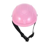 GARVALON Small Dog Motorcycle Helmet Protective Hard Hat for Pomeranian and Small Breeds Lightweight Impact-resistant Pet Headgear for Scooter Rides Cosplay Costume Accessory