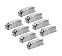GARVALON Snare Drum Lugs and Optimizes Sound Quality Electroplated Metal 8pcs Extends Lifespan with Dual Hole Design for Snare Drum for Band Rehearsals and Live Shows