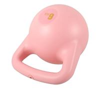 GARVALON Soft Fillable Kettlebell with Anti-slip Handle for Home Workouts Pink PE Material Strength Training Fitness Equipment for Glute and Butt Exercises