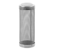 GARVALON Stainless Steel Aquarium Filter Inlet Basket Mesh Strainer Guard 12mm for Fish Tank Filter Intake Tube Protection White Mesh Cover
