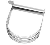 GARVALON Stainless Steel Pastry Dough Blender Mixer Baking Tool for Flaky Doughs and Pastries Multi-use Flour Mixer and Potato Masher Easy-Clean Baking Equipment for Beginners and Home