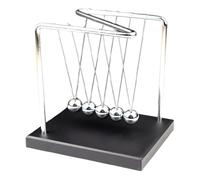 GARVALON Swinging Pendulum Ball Newton S Cradle Desktop Decoration Educational Physics Sturdy Metal Balance Balls Kinetic Motion Science Ornament for Home Office Table Relaxation and