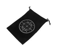 GARVALON Tarot Card Pouch Soft Flannelette Drawstring Bag Luxury Texture Chic Holder for Tarot Decks Convenient Closure Protective Storage for Beginners and Professionals
