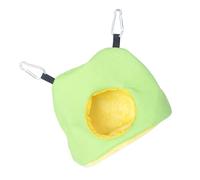 GARVALON Thick Plush Bird Hammock Bed Winter Warm Parrot Sleeping Nest Soft Cage Bedding Random Color for Parakeet Budgie Cockatiel Random Color