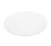 GARVALON Transparent Acrylic Center Finding Ruler Quilting Template for Sewing Crafting Circle Drawing Patchwork Drafting Stencil