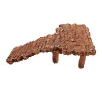 GARVALON Turtle Basking Platform for Aquarium Fish Tank Resin Rockery with Climbing Place and Vivid Look, Creative Decorative Habitat Decor for Sea Turtle and Reptile in Reptiles Box