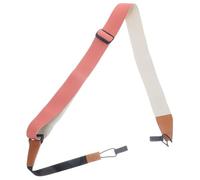 GARVALON Ukulele Strap with No-drill Double Hook Lightweight Shoulder Strap for Adults and Easy Musical Instrument Accessory in Soft Pink